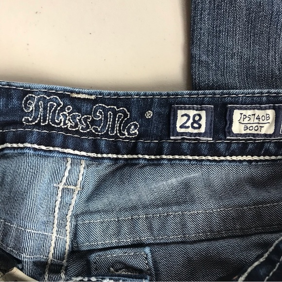 Miss Me Bootcut Jeans sz 28 - Picture 7 of 14